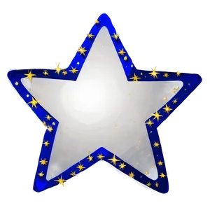 Sparkle Star Outline PNG Lvl28 PNG