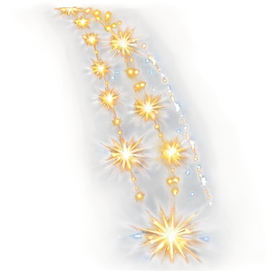 Sparkle Star Trail PNG Pyk