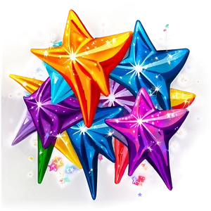 Sparkle Stars Decoration PNG Ufj PNG
