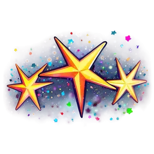 Sparkle Stars For Invitation Png 06252024 PNG image