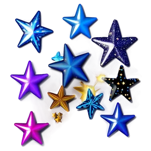 Sparkle Stars Texture PNG Fof76 PNG