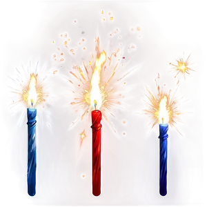 Sparklers Bright Flames PNG 06242024 PNG