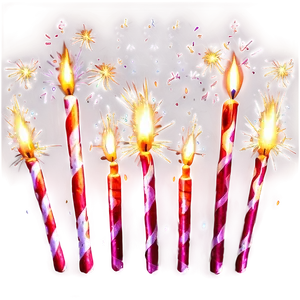 Sparklers Celebration Fire PNG Hhb46