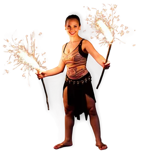 Sparklers Fire Dance PNG Tqh16 PNG