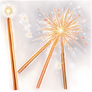 Sparklers Golden Glow PNG 34 PNG