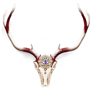 Sparkling Antler Motif PNG 06212024 PNG