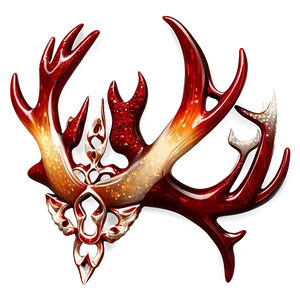 Sparkling Antler Motif PNG Vrw64 PNG