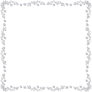 Sparkling Black Glitter Frame
