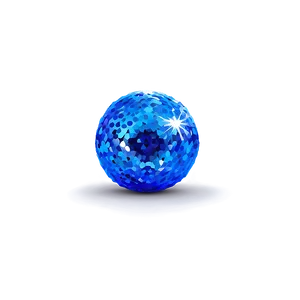 Sparkling Blue Ball PNG Vjy73 PNG