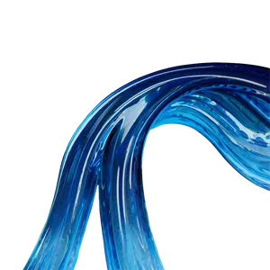 Sparkling Blue Wave PNG Mhr