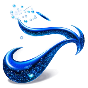 Sparkling Blue Wave Png Wym PNG image