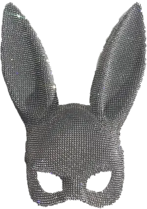 Sparkling Bunny Ears Mask PNG image