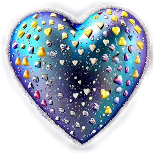 Sparkling Candy Heart Png 11 PNG image