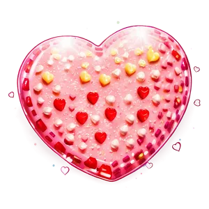 Sparkling Candy Heart Png 32 PNG image