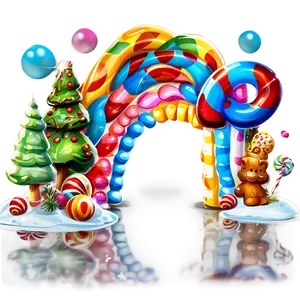 Sparkling Candyland Entrance Png 06202024 PNG image