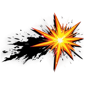 Sparkling Cartoon Explosion PNG 06212024