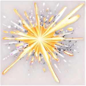 Sparkling Cartoon Explosion PNG 9
