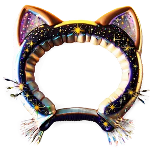 Sparkling Cat Ear PNG 47