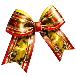 Sparkling Cheer Bow Png 06212024 PNG image