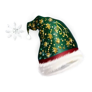 Sparkling Christmas Hat Png 04292024 PNG image