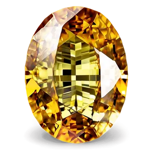 Sparkling Citrine Gem Png 75 PNG image