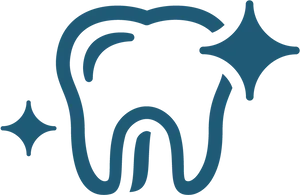 Sparkling Clean Tooth Icon PNG image