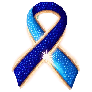 Sparkling Colon Cancer Ribbon Png Bwl70 PNG image