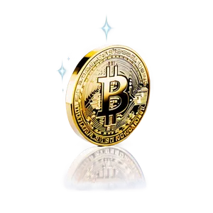 Sparkling Crypto Coin PNG Ssw41
