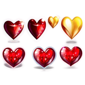 Sparkling Cute Heart PNG 66