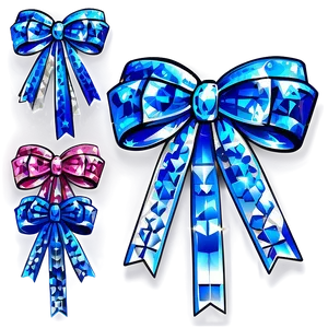 Sparkling Diamond Bow Png Sin51 PNG image