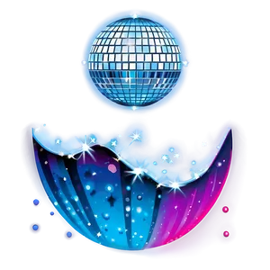 Sparkling Disco Ball Illustration