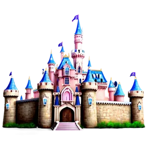 Sparkling Disney Castle PNG 16