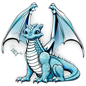 Sparkling Dragon Clipart PNG Fcm PNG