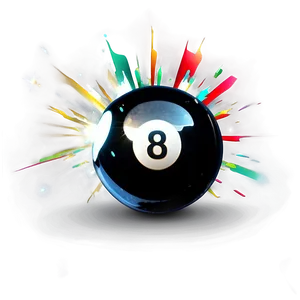 Sparkling Eight Ball Effect Png 06292024 PNG image