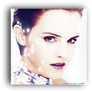 Sparkling Emma Portrait PNG image