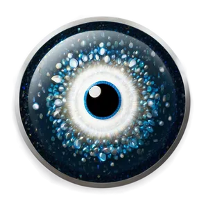Sparkling Evil Eye PNG 05232024
