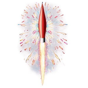 Sparkling Firework Rocket Png Upo38 PNG image