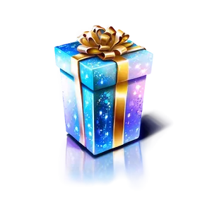 Sparkling Gift Box PNG Ooj
