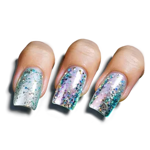 Sparkling Glitter Nail Trends PNG Ikx PNG