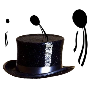 Sparkling Glitter Top Hat Png Lul PNG image
