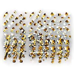 Sparkling Gold Confetti PNG 05252024