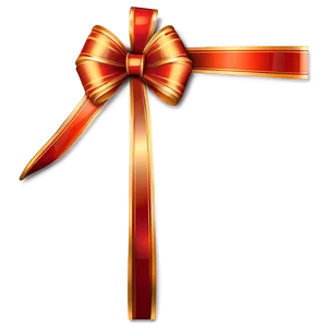 Sparkling Gold Gift Bow Png Cpy PNG image