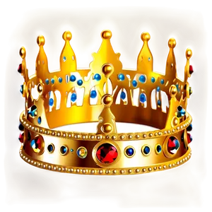 Sparkling Golden Crown Png Oom99 PNG image