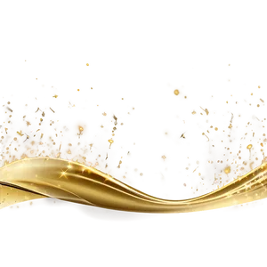 Sparkling Golden Line Wave Png 75 PNG image