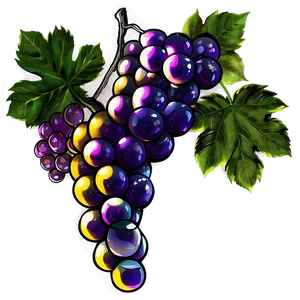 Sparkling Grape PNG Luy60