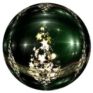 Sparkling Green Orb