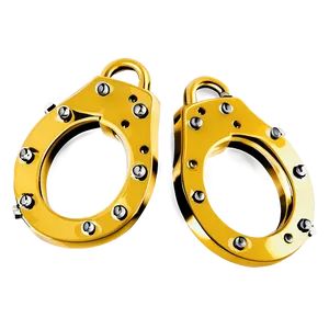 Sparkling Handcuffs PNG Eei PNG