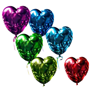 Sparkling Heart Balloon Png 06212024 PNG image