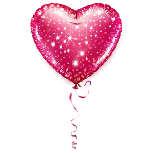 Sparkling Heart Balloon Png 68 PNG image