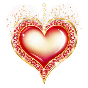 Sparkling Heart Clipart PNG 37